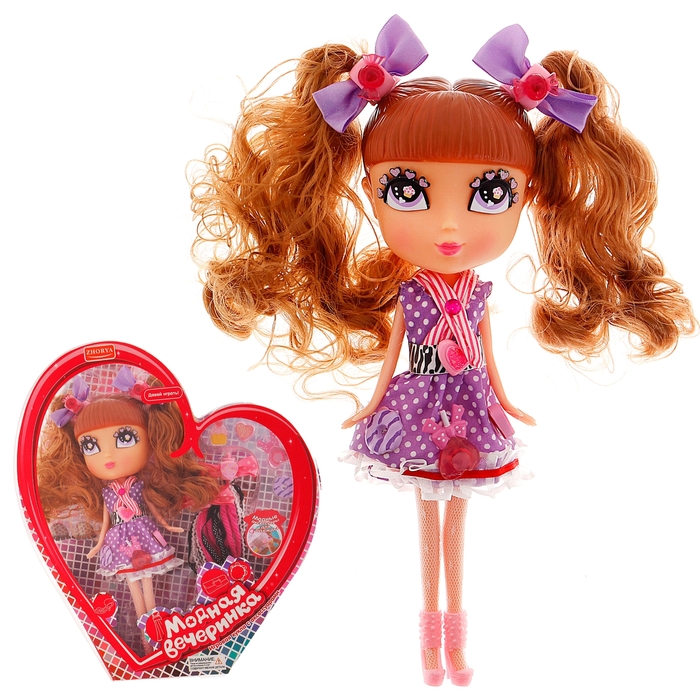 Кукла «Модная вечеринка» с аксессуарами, русая