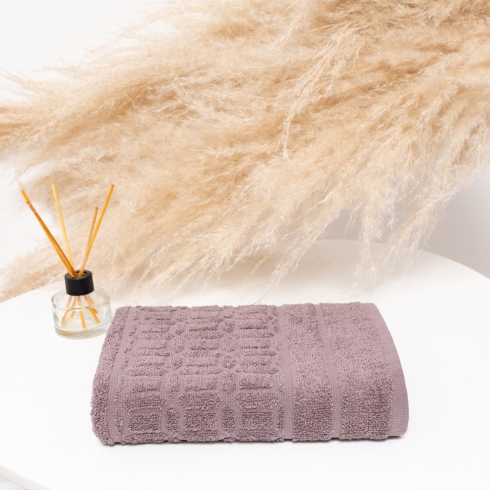 фото Полотенце махровое space, размер 40х60 см, цвет бежевый, 320г/м, 100% хлопок дм