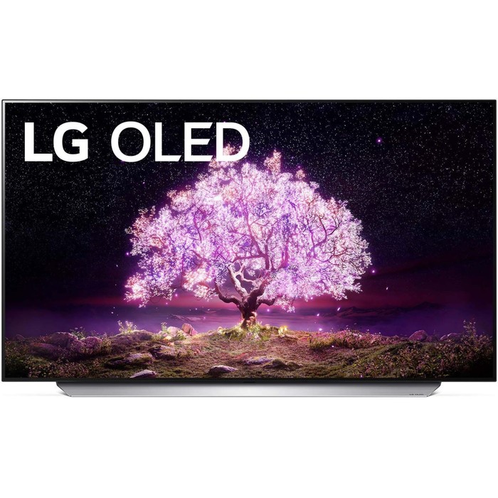 фото Телевизор lg oled48c1rla, 48", 3840x2160 ,dvb-t2/c/s2, hdmi 4, usb 3, smarttv, тёмно-серый