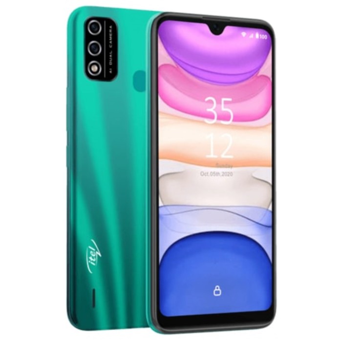 

Смартфон Itel A48 (L6006), 6.1", IPS, 2 Гб, 32 Гб, 5 Мп, microSD, 3000 мАч, зеленый