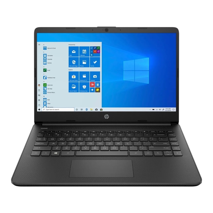 Ноутбук HP14 14s-fq0024ur, 14, 3050U, 4 Гб, SSD 256 Гб, AMD, Win11, чёрный