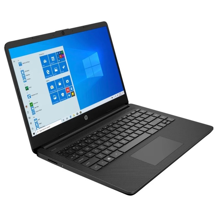 фото Ноутбук hp14 14s-fq0024ur, 14", 3050u, 4 гб, ssd 256 гб, amd, win11, чёрный