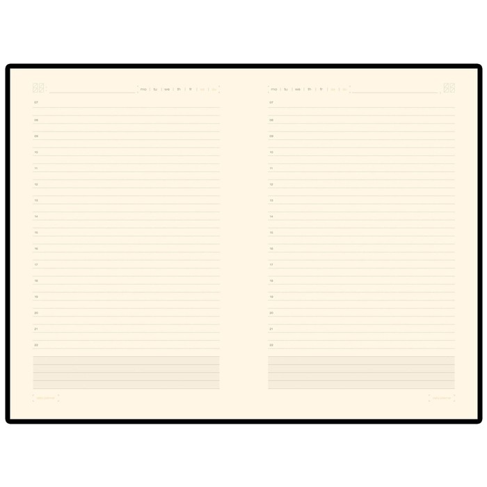 фото Ежедневник недатированный а5, 136 листов zenith, обложка искусственная кожа, блок 70 г/м2, чёрный brunovisconti