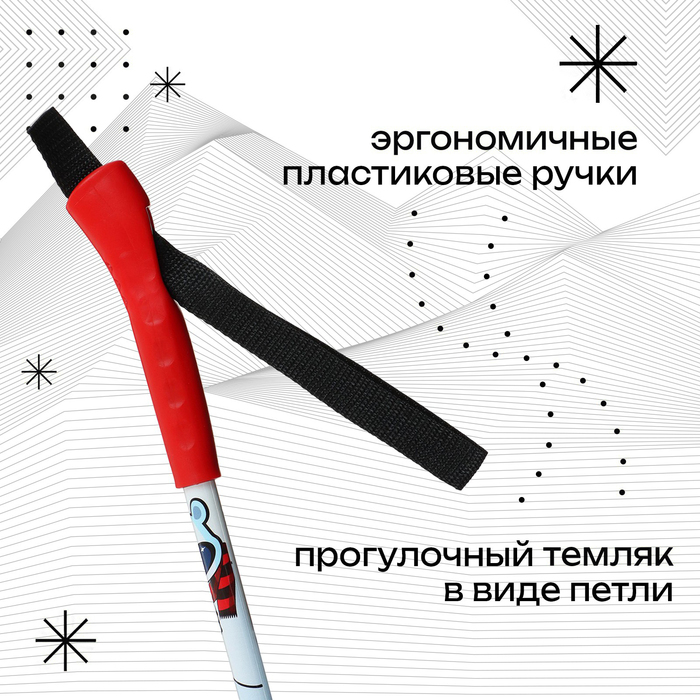 

Палки лыжные стеклопластиковые, длина 75 см