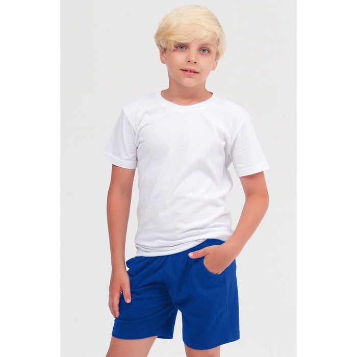 фото Шорты для мальчика, рост 152 см, цвет синий happy fox