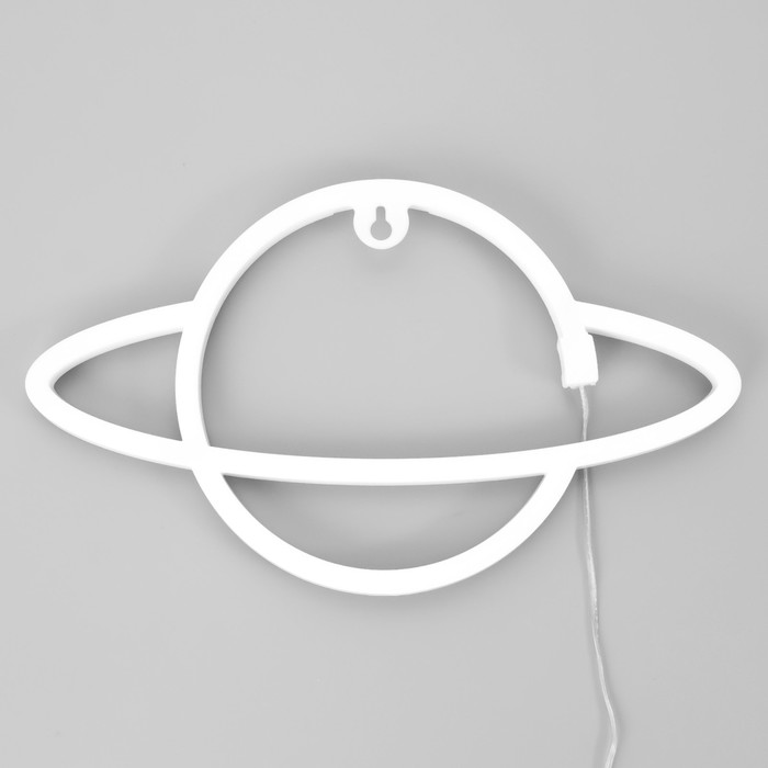 Ночник Сатурн LED от батареек 3АА 30х2х17,5 см 7836070