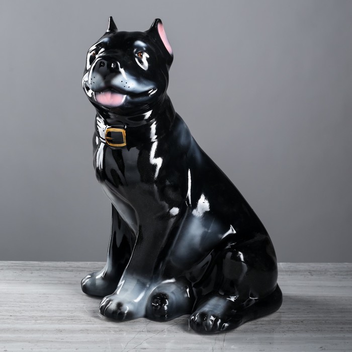 Копилка "Стафф" глянец, чёрная, микс