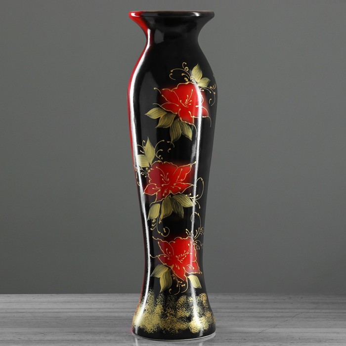 Ваза напольная "Азиза" хохлома