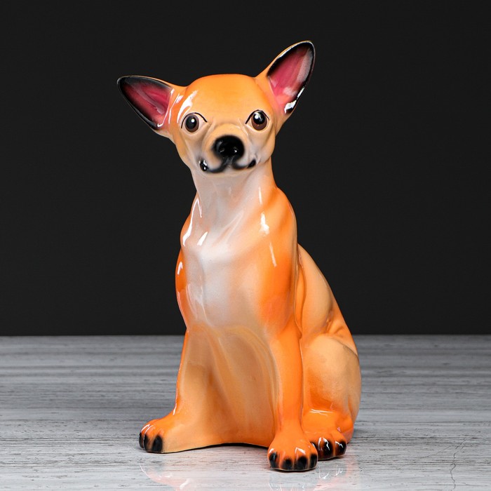 Копилка "Чихуахуа" глянец, бежевая