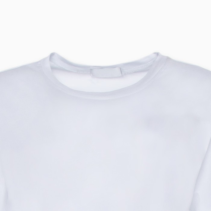 

Костюм женский (футболка, юбка), цвет белый, размер one size (44-48)