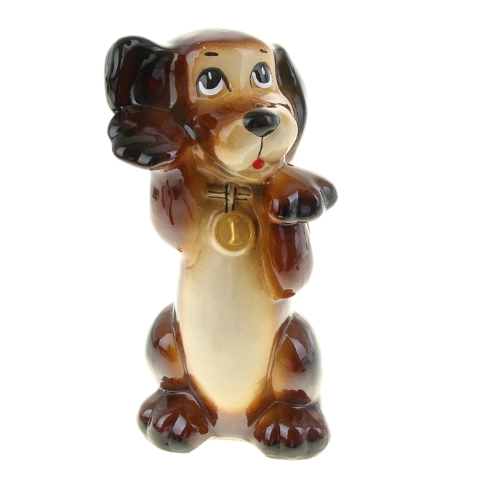 Копилка "Собака чемпион" глянец