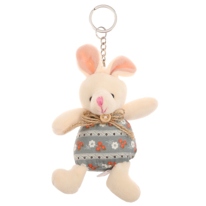 Мягкая игрушка «Кролик», на брелоке мягкая игрушка кролик с морковкой на брелоке цвета микс