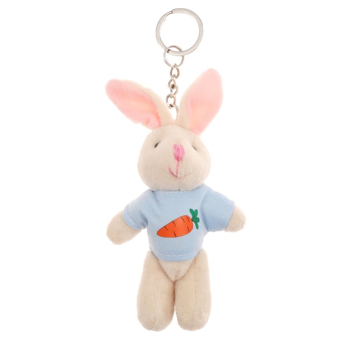Мягкая игрушка «Кролик в кофте», на брелоке, цвета МИКС мягкая игрушка зайчик в кофте цвета микс