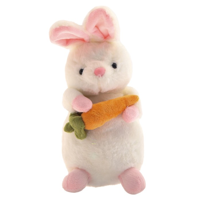 Мягкая игрушка «Кролик с морковкой» кролик с морковкой в крафт коробке
