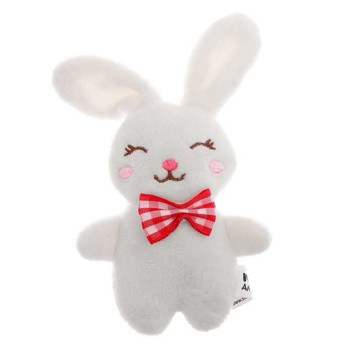 Мягкая игрушка «Кролик», магнит, цвет белый