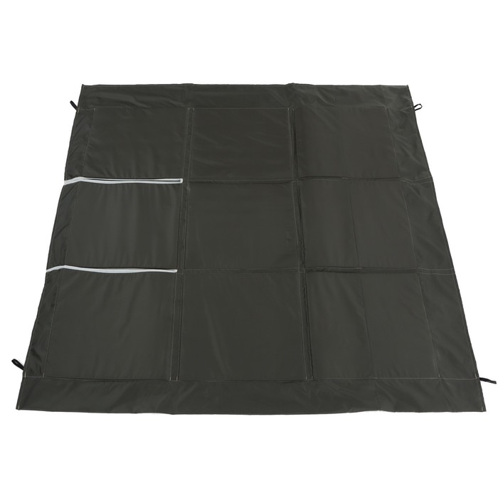 фото Пол для палатки "куб" 2-мест., цвет серый, оксфорд 300 стэк