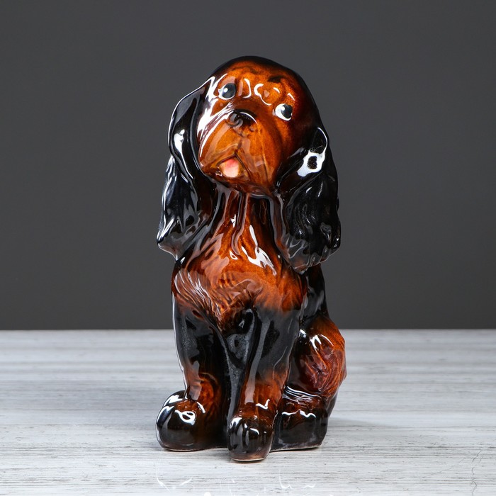 Копилка "Спаниель" глянец, микс