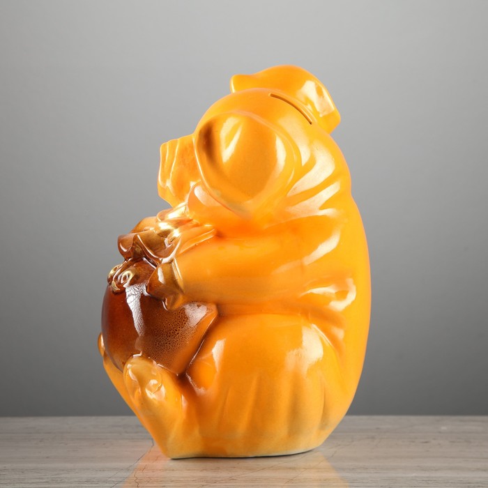 Копилка "Свинка Дося" глянец