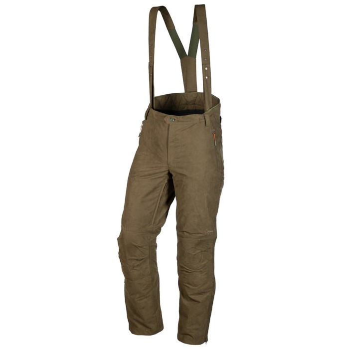 фото Брюки "округ", р-р 48, рост 176, демисезонные, ткань искусственная замша мембрана, хаки