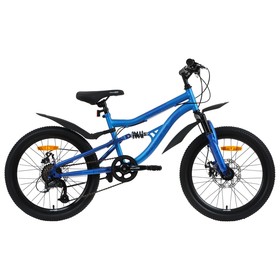 Велосипед 20' Progress Vertex FS MD RUS, цвет синий, размер 12' Ош