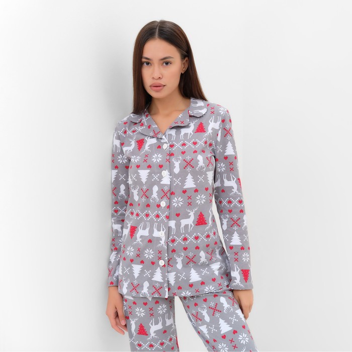 

Пижама новогодняя женская KAFTAN «Скандинавия», размер 44-46