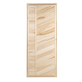 Дверь для бани и сауны 'Эконом', ЛИПА, 170×70см Ош