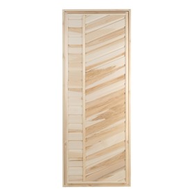 Дверь для бани и сауны 'Эконом', ЛИПА, 180×70см Ош