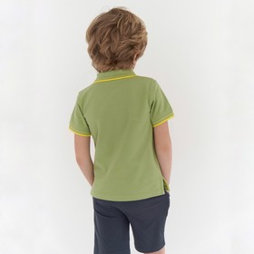 

Джемпер-поло для мальчика, рост 152 см, цвет зелёный