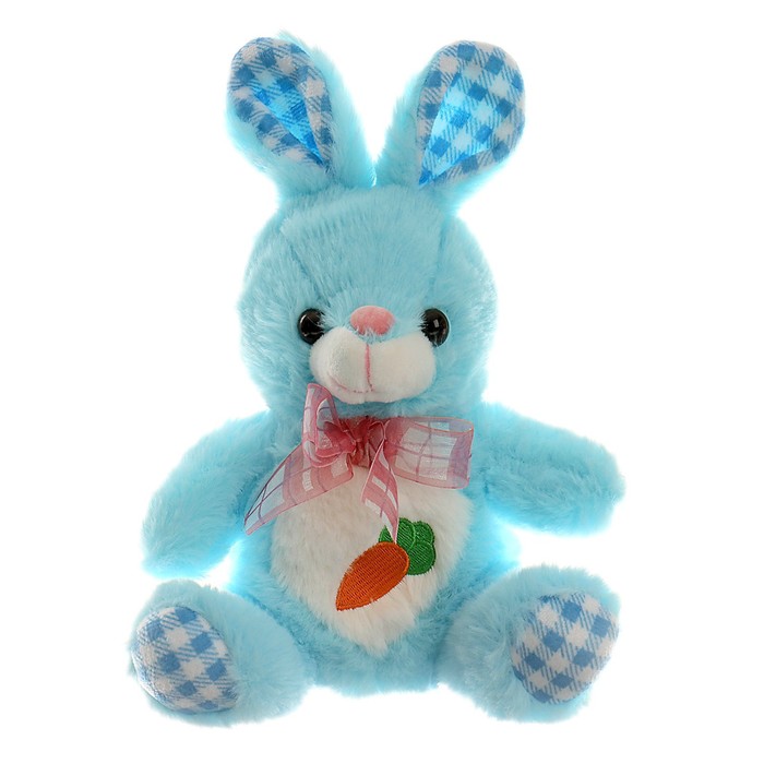 Мягкая игрушка «Зайчик с морковкой», цвета МИКС мягкая игрушка кролик с морковкой на брелоке цвета микс