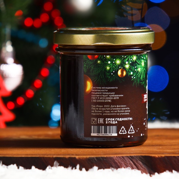 

Новогодний мёд Алтайский Гречишный Vitamuno, шарик, 200 г