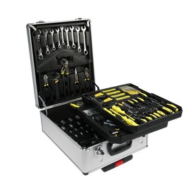 

Набор инструментов WMC TOOLS WMC186, 186 предметов, 4-30 мм, 1/4", 1/2", чемодан металлическ