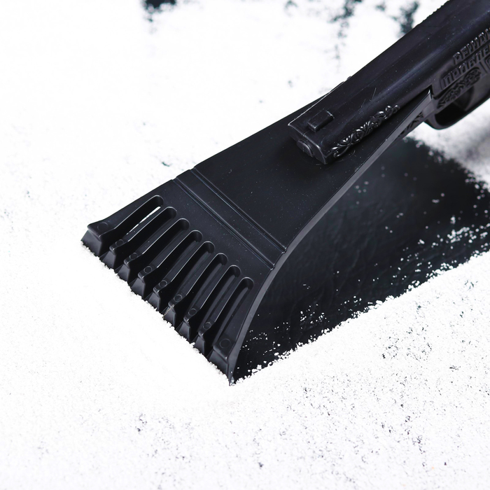 Скребок для снега авто "Пуля дура - скребок молодец"