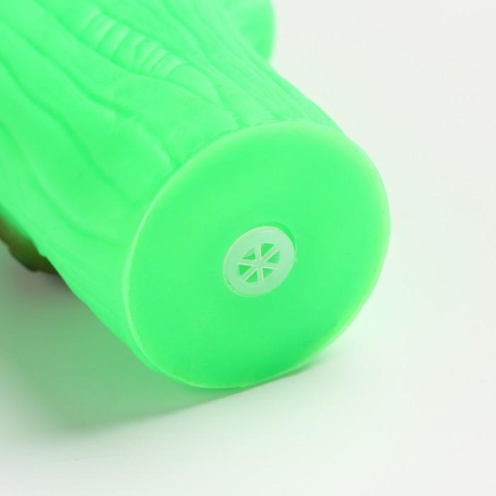 Игрушка пищащая "Веточка", 24 см, зелёная