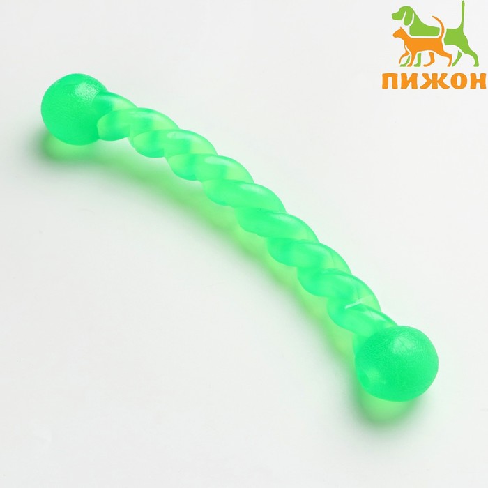 

Игрушка "Плетенка" большая, 29 см, каучук, зелёная