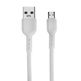 

Кабель Hoco X33, microUSB - USB, 4 А, 1 м, PVC оплетка, белый