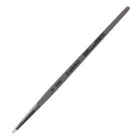 Кисть Силикон плоская Roubloff Создавай № 3 (длина 5 мм), короткая ручка матовая Ош