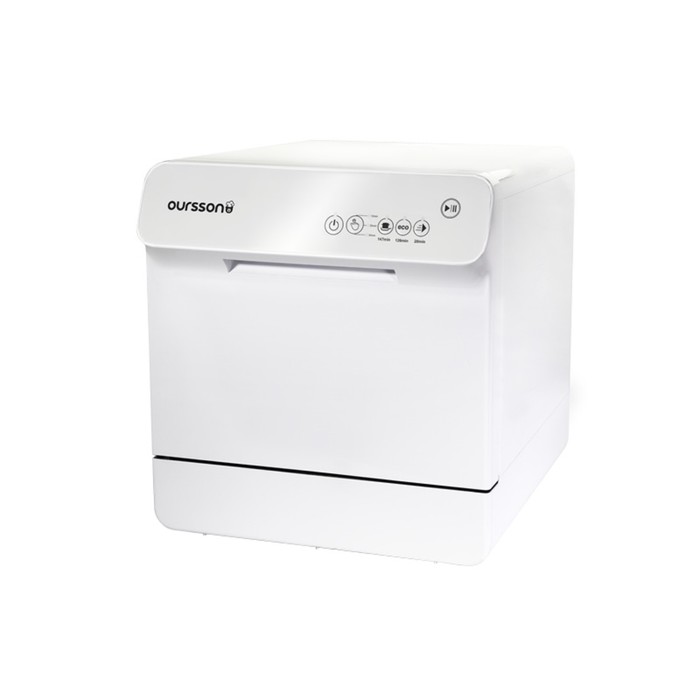 Посудомоечная машина Oursson DW4002TD/WH, 4 комплекта, 4 программы, белый
