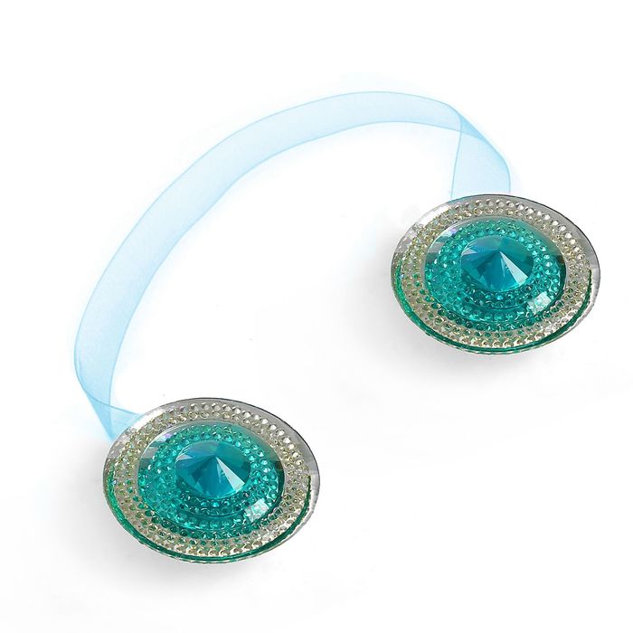 Подхват для штор на ленте "Созвездие", d=4см, набор 2шт, цвет голубой