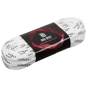 

Шнурки для коньков "BIG BOY Comfort Line с пропиткой", 305см, белый