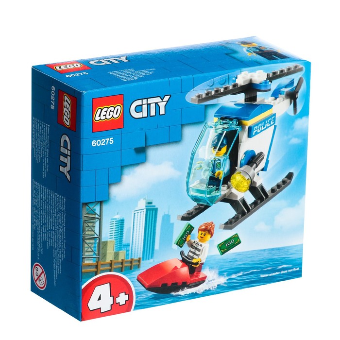 

Конструктор Lego «Полицейский вертолёт», 60275, 51 деталь