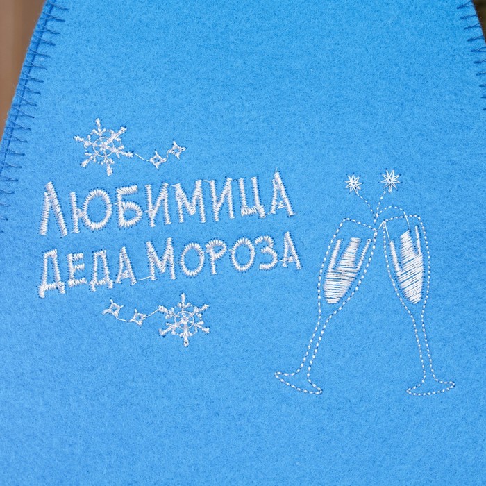 

Шапка для бани "Любимица Деда Мороза", экофетр