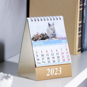 

Календарь настольный, домик "Символ Года.Вид 2" 2023 год, 10х14см