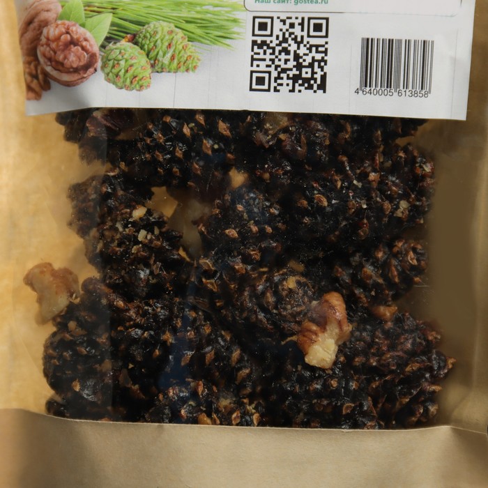

Цукаты из СОСНОВОЙ шишки с грецким орехом, крафт-пакет, 100 г.
