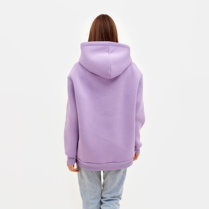 фото Худи женское minaku: casual collection цвет лавандовый, р-р 46-48