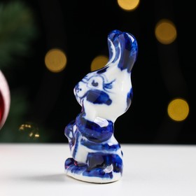 

Сувенир "Кролик Немо", 8,5х4 см, гжель