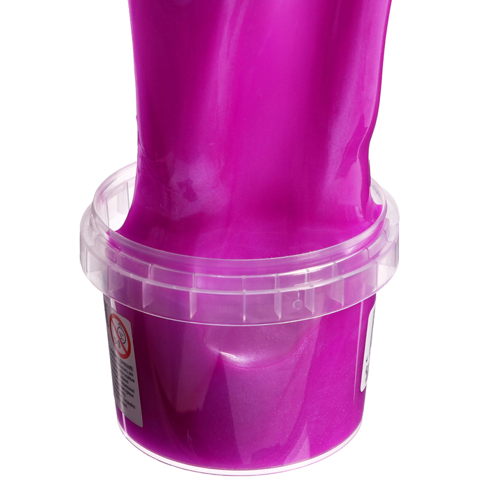 фото Слайм «перламутровый» фиолетовый 100 г прихлоп