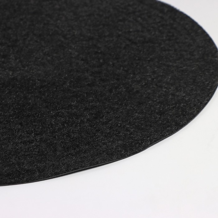 Коврик придверный влаговпитывающий «Чешуйки», 60×90 см, цвет чёрный