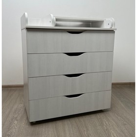 

Комод пеленальный «Герда», 850 × 420 × 990 мм, ЛДСП, 4 ящика, цвет дуб канадский / белый