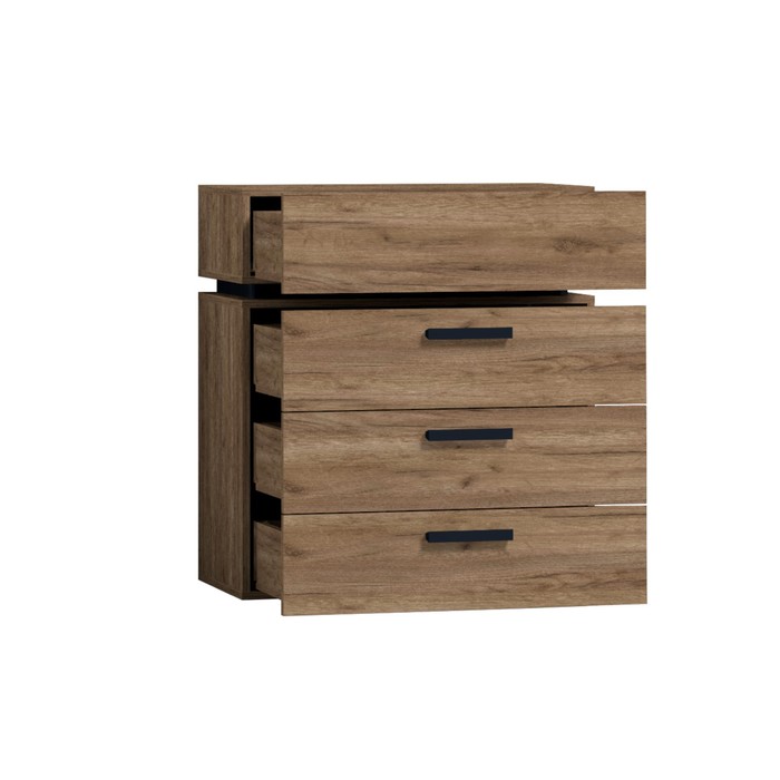 

Комод Neo 90, 782 × 389 × 885 мм, цвет дуб табачный craft / чёрный
