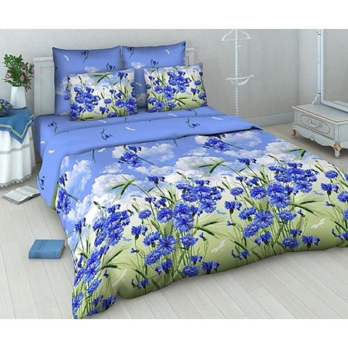 Постельное бельё 2 сп "Василиса", 215х175см, 220х200см, 70х70см - 2 шт